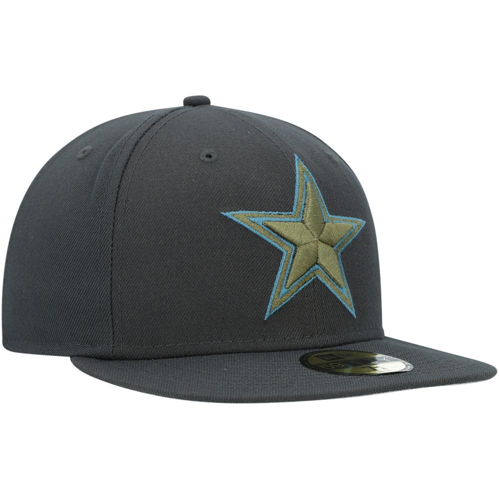 Men's New Era Black Dallas Cowboys Color Pack Multi 59FIFTY Fitted Hat