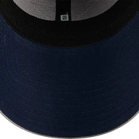 Casquette flexible 39THIRTY Pipe des Dallas Cowboys New Era pour hommes, gris/bleu marine