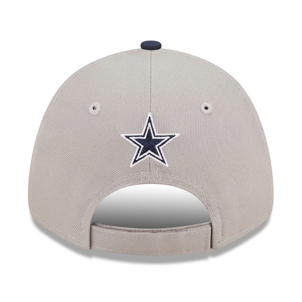 Men's New Era Gray/Navy Dallas Cowboys The League 2Tone 9FORTY Adjustable Hat