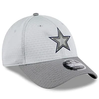 Men's New Era Gray Dallas Cowboys 2024 NFL Training Camp 9FORTY Adjustable Hat