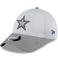 Men's New Era Gray Dallas Cowboys 2024 NFL Training Camp 9FORTY Adjustable Hat