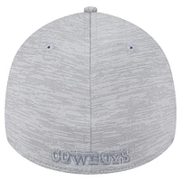 Men's New Era Gray Dallas Cowboys  Active Tech 39THIRTY Flex Hat