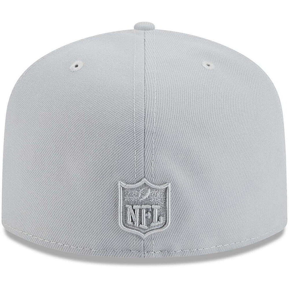 Casquette ajustée A-Frame 59FIFTY pour homme avec coloris gris Dallas Cowboys de New Era