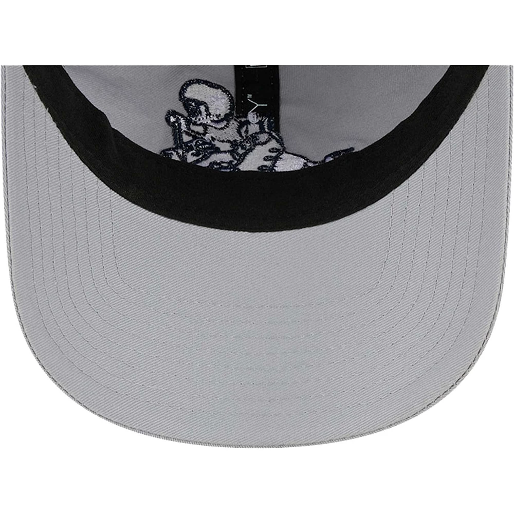 Casquette réglable New Era Dallas Cowboys Retro Main Core Classic 2.0 9TWENTY grise pour homme