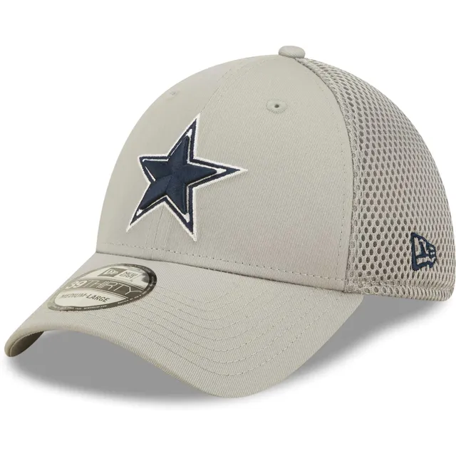 Men's New Era White Dallas Cowboys Bold Bucket Hat