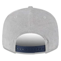 Men's New Era Gray Dallas Cowboys Throwback Corded Golfer Snapback Hat