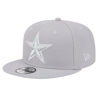 Men's New Era Gray Dallas Cowboys Tonal Color Pack 9FIFTY Snapback Hat