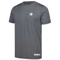 T-shirt du camp d'entraînement NFL 2024 des Cowboys de Dallas New Era pour homme, gris chiné