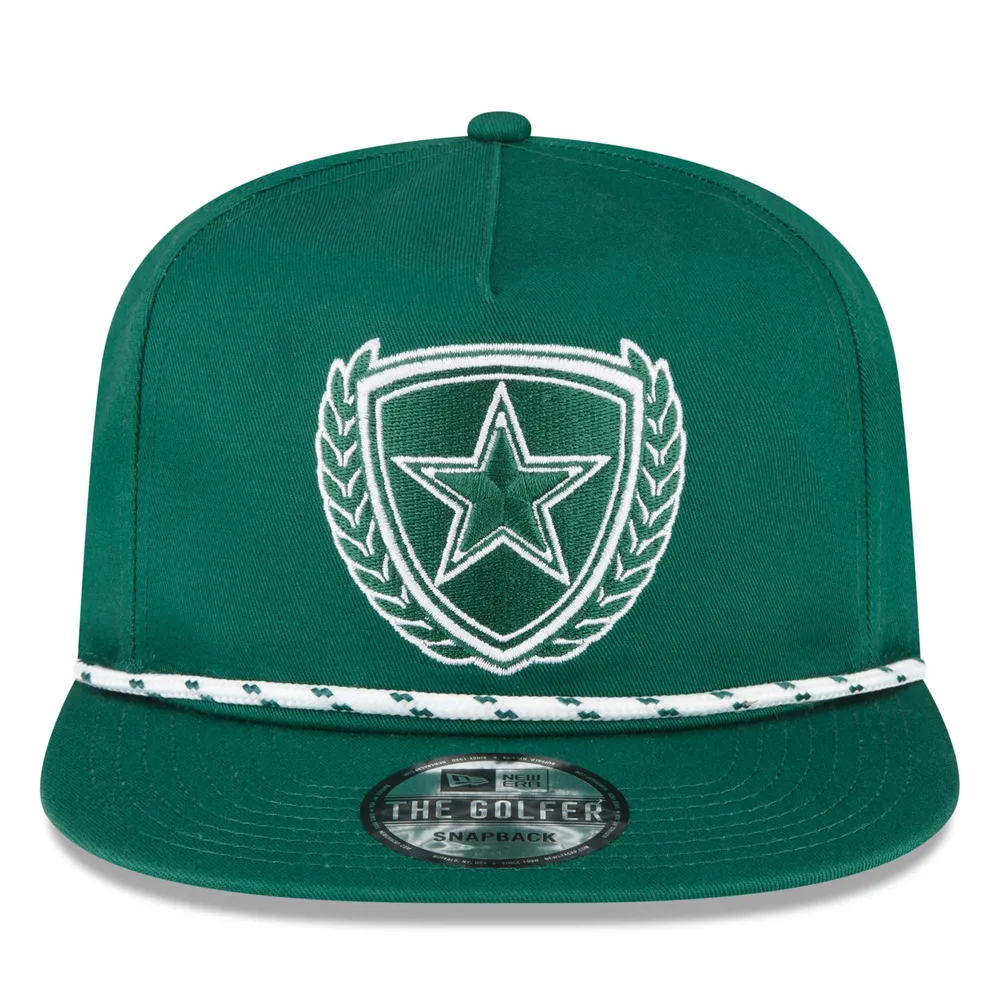 New Era Men's New Era Kelly Green Dallas Cowboys Tee Golfer 9FIFTY Snapback  Hat