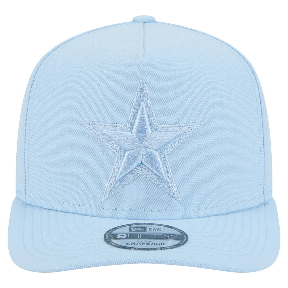 Casquette snapback 9FIFTY bleu clair Dallas Cowboys de New Era pour homme