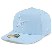 Casquette ajustée A-Frame 59FIFTY bleu clair Dallas Cowboys pour homme New Era