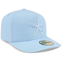 Casquette ajustée A-Frame 59FIFTY bleu clair Dallas Cowboys pour homme New Era