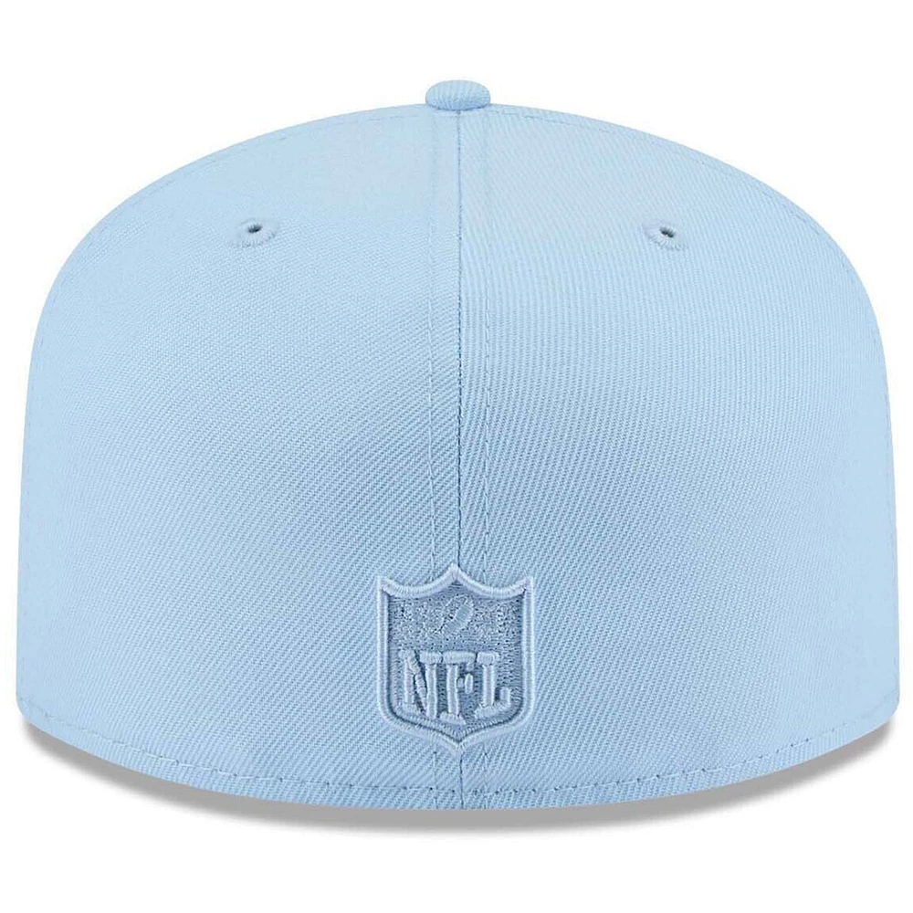 Casquette ajustée A-Frame 59FIFTY bleu clair Dallas Cowboys pour homme New Era