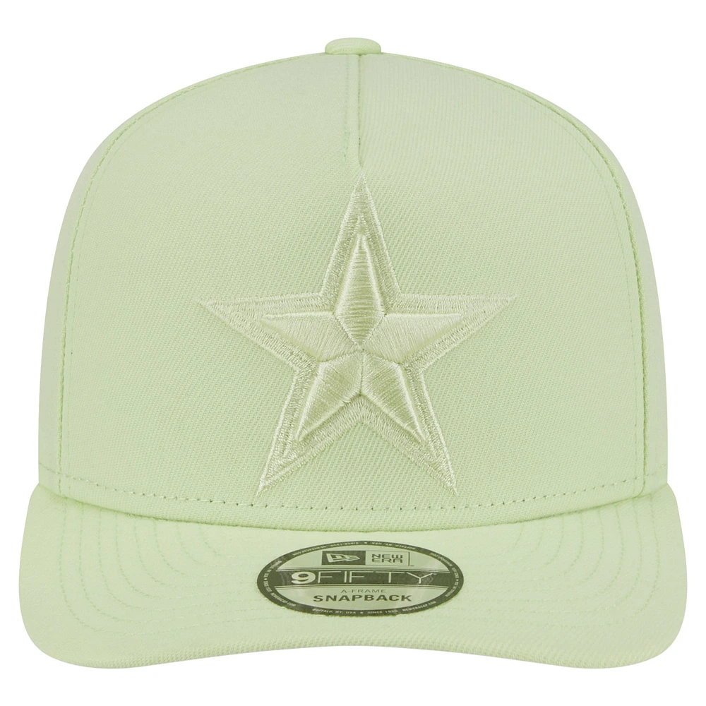 Casquette Snapback 9FIFTY Dallas Cowboys vert clair New Era pour homme