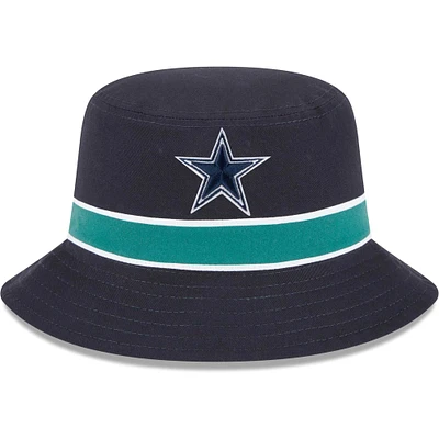 Men's New Era Navy/Camo Dallas Cowboys Reversible Bucket Hat