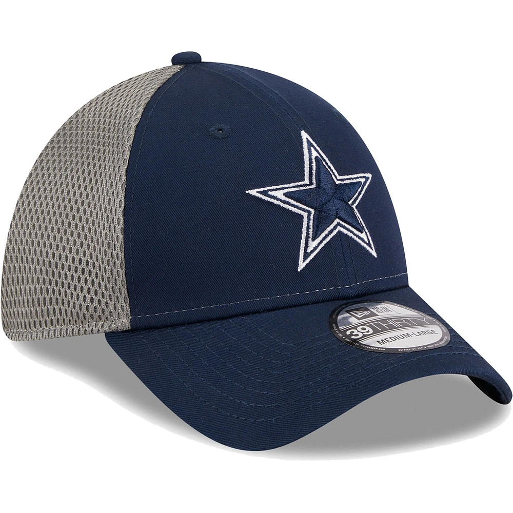 Men's New Era Navy/Graphite Dallas Cowboys  Main Neo 39THIRTY Flex Hat