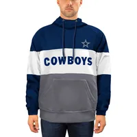 Sweat à capuche Big & Tall Fleece Star des Dallas Cowboys New Era bleu marine/gris pour homme