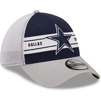 Men's New Era Navy/Gray Dallas Cowboys Team Banded 39THIRTY - Flex Hat