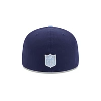 Casquette ajustée bicolore 59FIFTY bleu marine/bleu clair Dallas Cowboys New Era pour homme