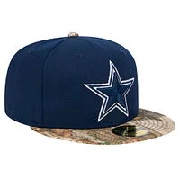 Casquette ajustée New Era bleu marine/Realtree Camo Dallas Cowboys Active 59FIFTY pour homme