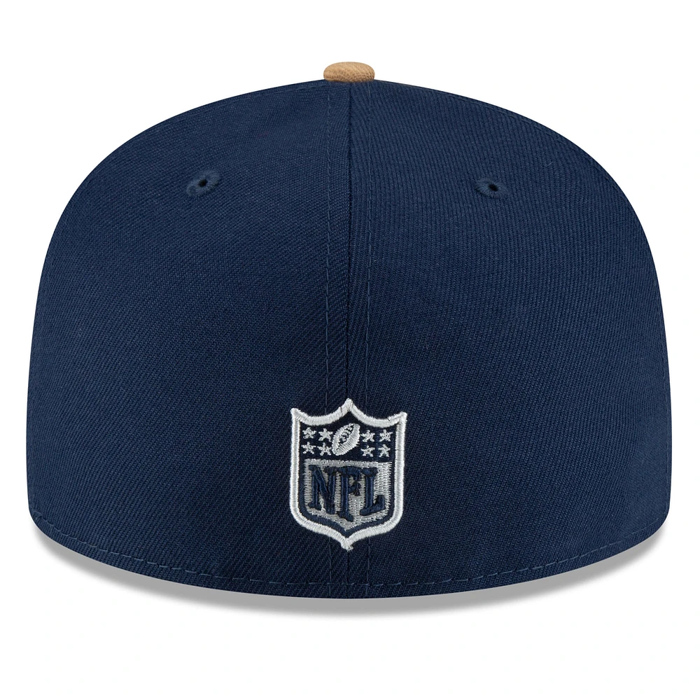 DCM COW NAVY TAN NFL WESTERN KHAKI 59FIFTY HATMENHIC