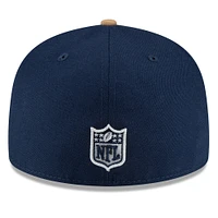 Men's New Era Navy/Tan Dallas Cowboys Western 59FIFTY Fitted Hat