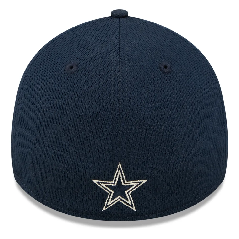 Casquette flex 39THIRTY Coaches des Dallas Cowboys 2022 pour homme New Era, bleu marine