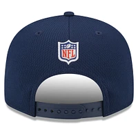 Casquette Snapback 9FIFTY pour homme New Era bleu marine Dallas Cowboys 2023 NFL Training Camp