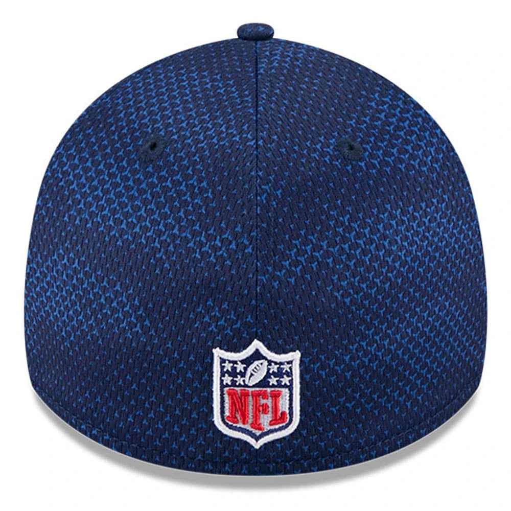 Casquette flexible bleu marine Dallas Cowboys 2024 Sideline 39THIRTY New Era pour hommes