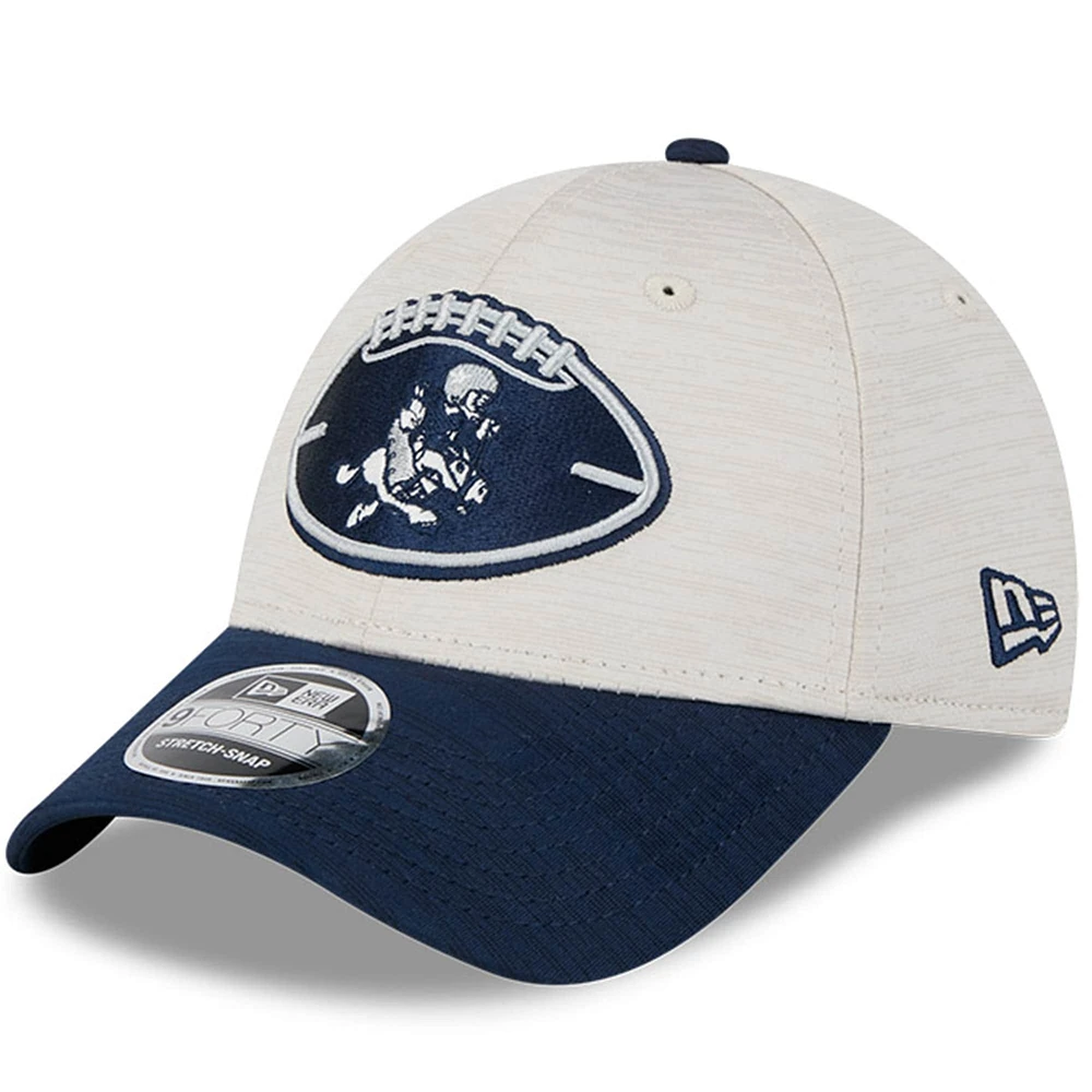 Casquette réglable bleu marine Dallas Cowboys 2024 Sideline 9FORTY New Era pour hommes