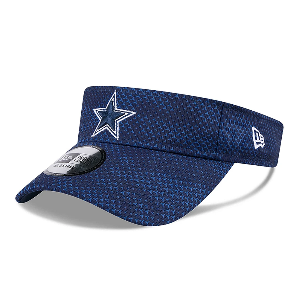 Visière latérale New Era pour hommes des Dallas Cowboys 2024 bleu marine