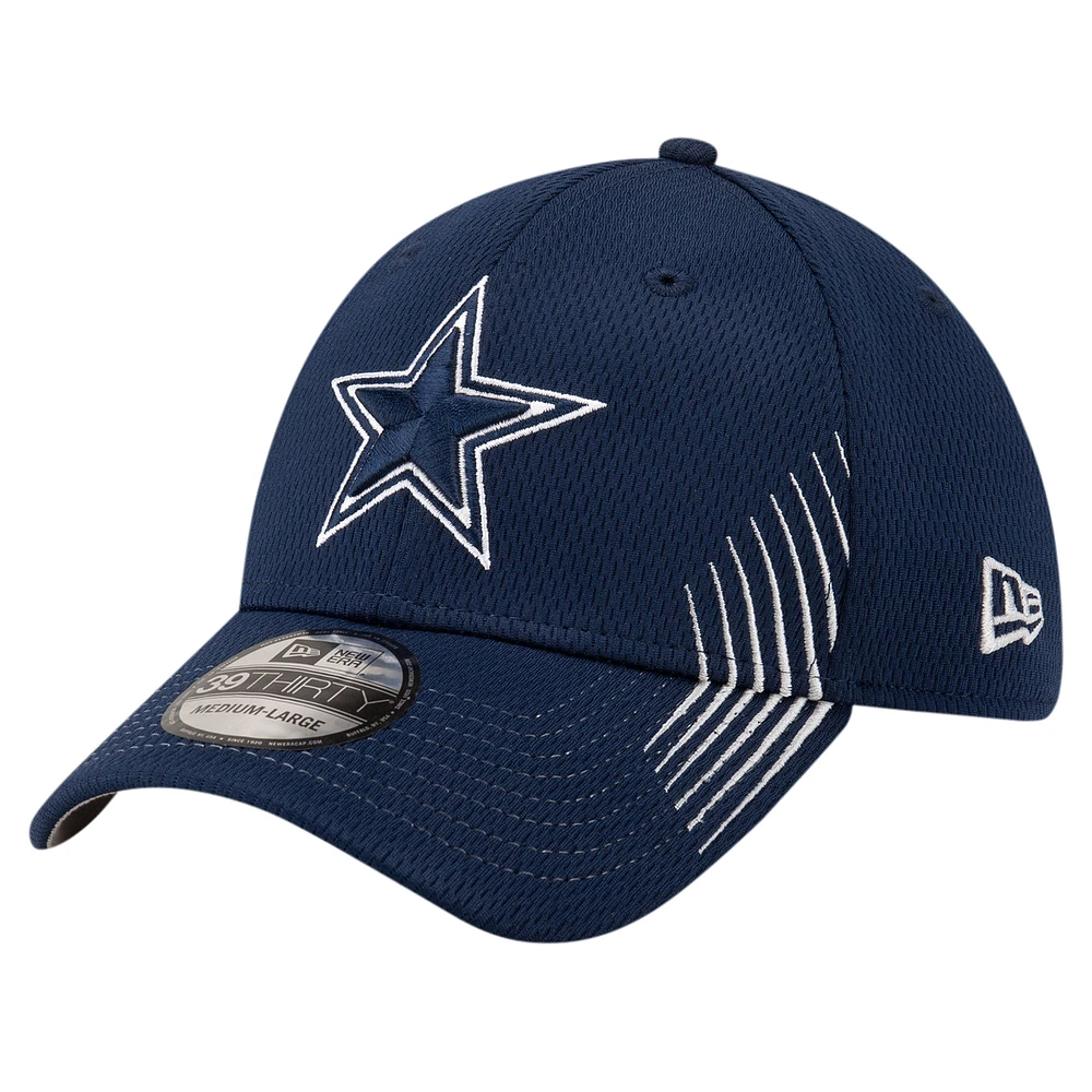 Casquette flexible Active 39THIRTY des Dallas Cowboys New Era pour hommes, bleu marine