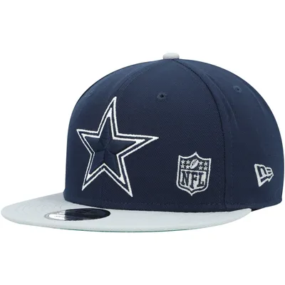 Men's New Era White/Navy Dallas Cowboys Foam Trucker 9FIFTY Snapback Hat