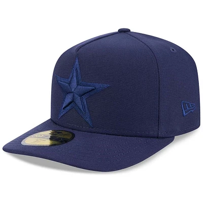 Casquette ajustée A-Frame 59FIFTY pour homme New Era bleu marine Dallas Cowboys Color Pack