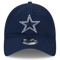 Casquette réglable 9TWENTY Dallas Cowboys Distinct New Era pour homme, bleu marine