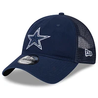 Casquette réglable 9TWENTY Dallas Cowboys Distinct New Era pour homme, bleu marine