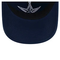 Casquette réglable 9TWENTY Dallas Cowboys Distinct New Era pour homme, bleu marine