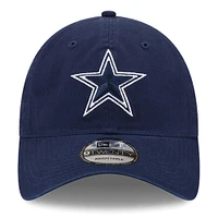 Casquette réglable bleu marine Dallas Cowboys Distinct 9TWENTY New Era pour hommes