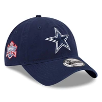 Casquette réglable bleu marine Dallas Cowboys Distinct 9TWENTY New Era pour hommes