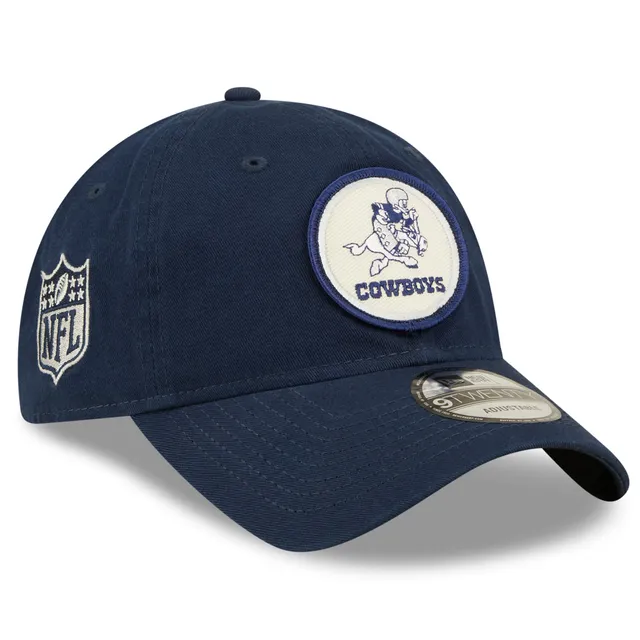 Men's New Era Navy Dallas Cowboys Historic 2022 Sideline 9TWENTY Adjustable Hat