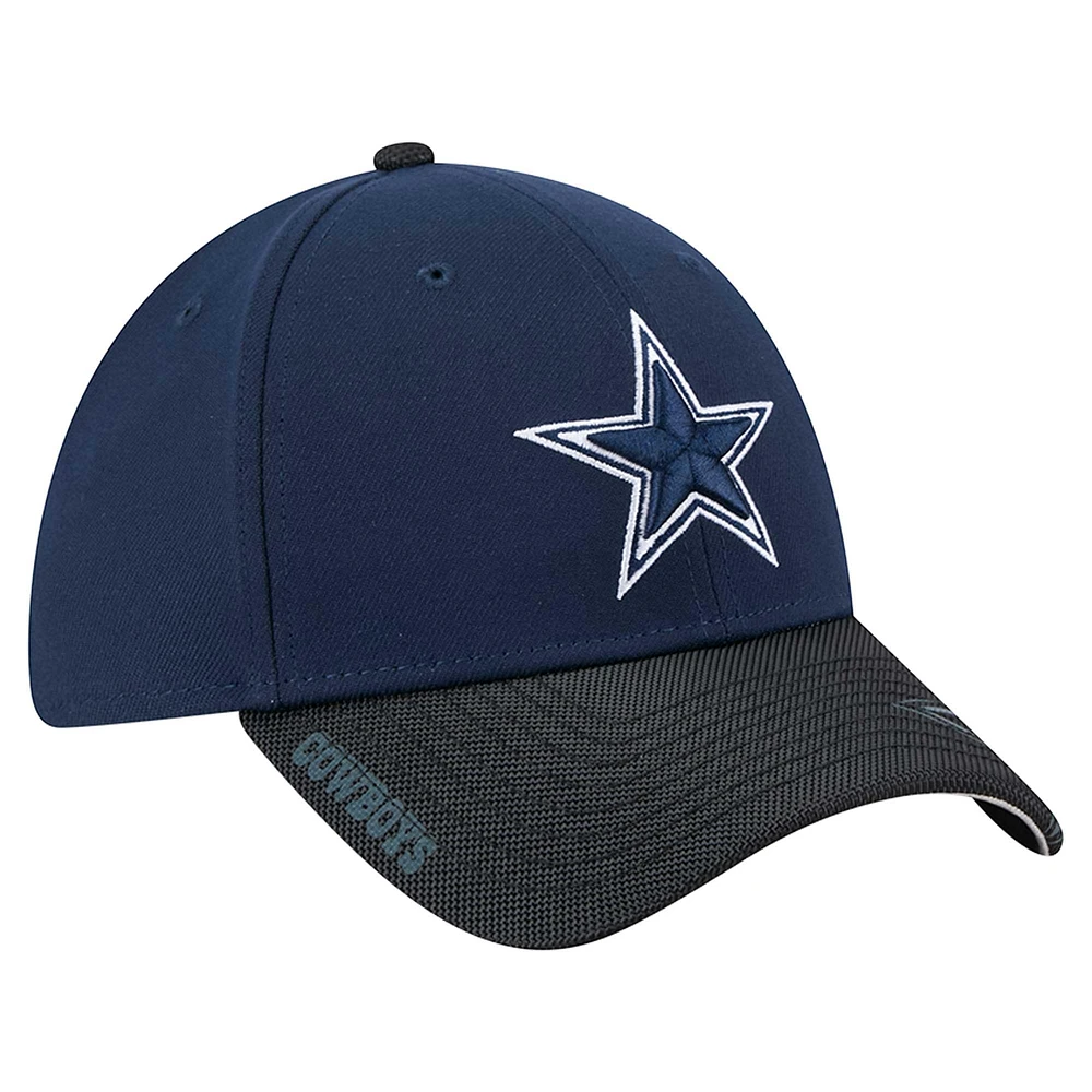 Casquette Hit 39THIRTY Flex bleu marine Dallas Cowboys de New Era pour homme