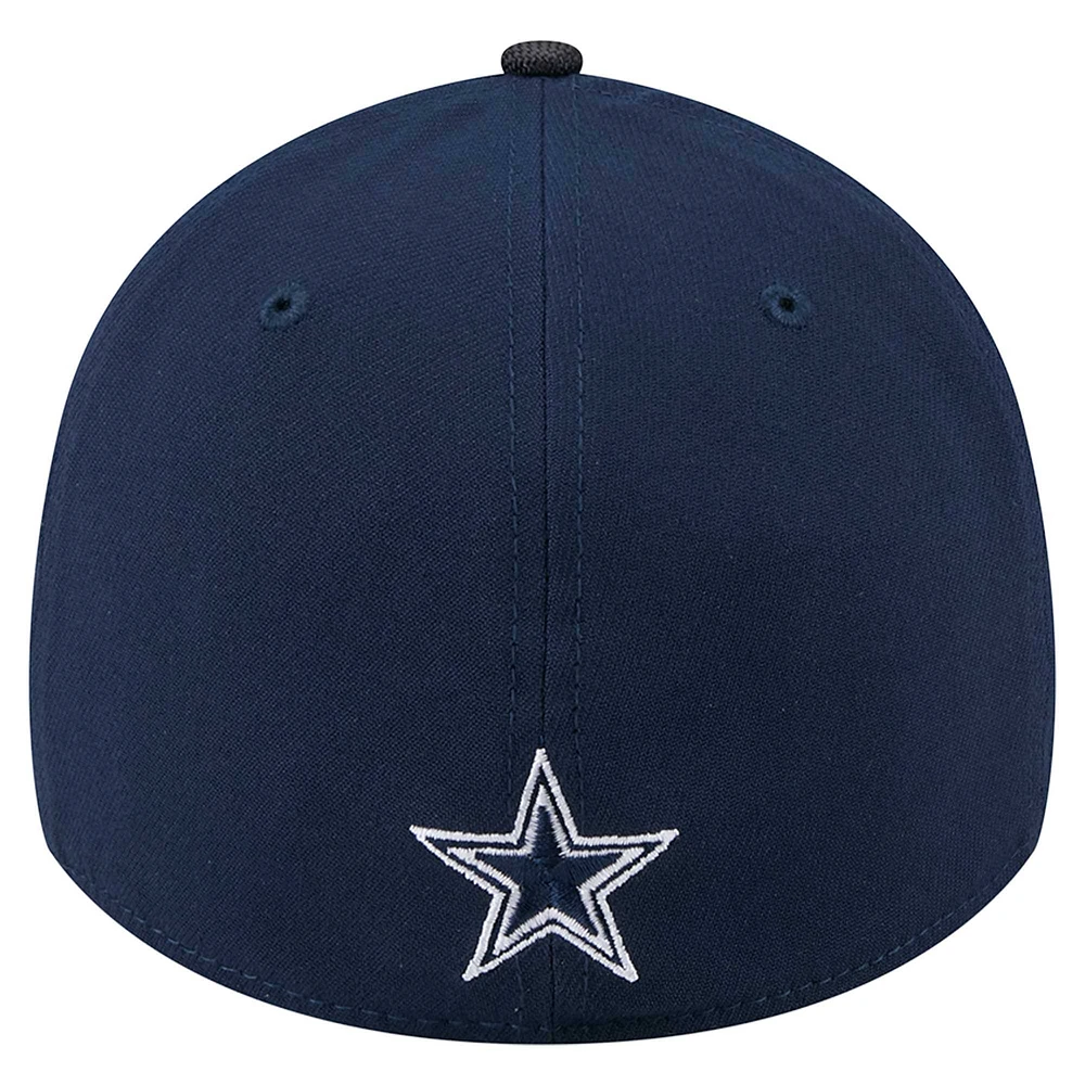 Casquette Hit 39THIRTY Flex bleu marine Dallas Cowboys de New Era pour homme