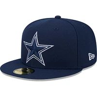 Casquette ajustée 59FIFTY Main Patch des Dallas Cowboys New Era pour homme, bleu marine