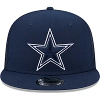 Casquette Snapback 9FIFTY Main Trucker Main Trucker des Dallas Cowboys New Era pour homme, bleu marine