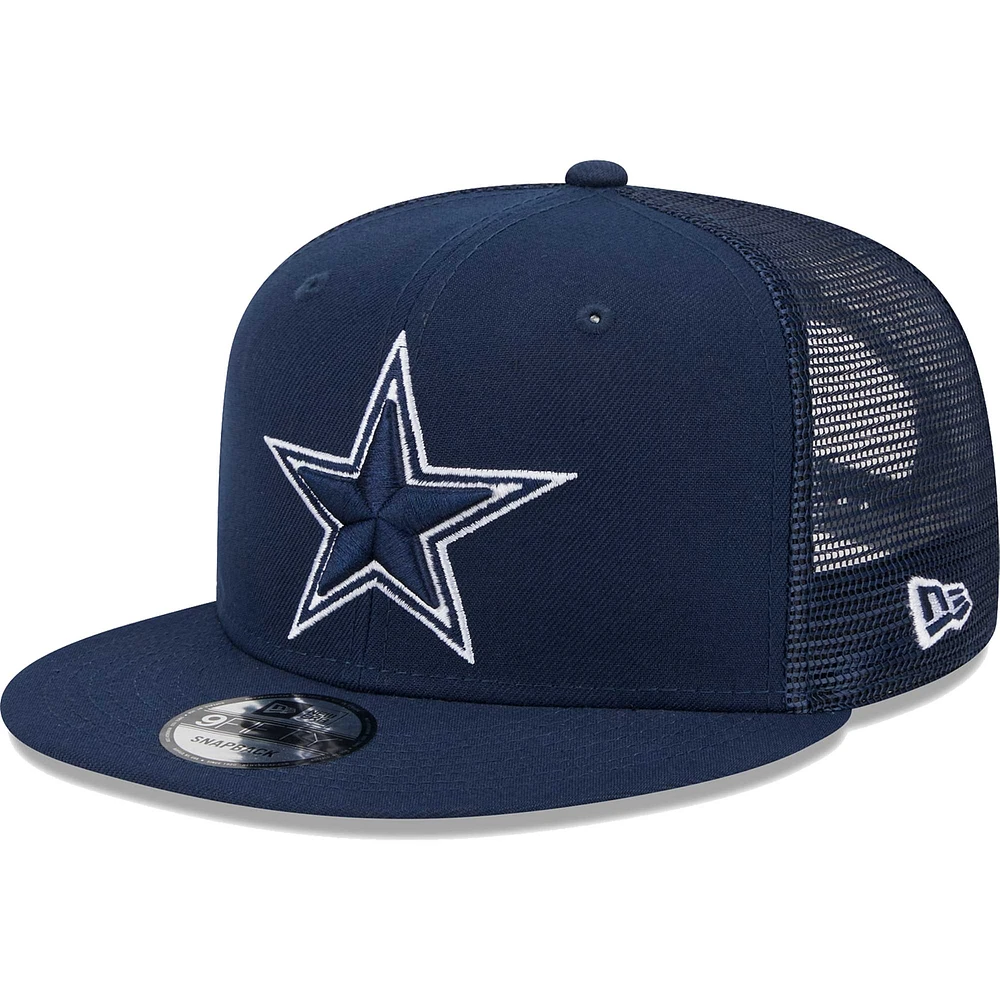 Men's New Era Navy Dallas Cowboys Main Trucker 9FIFTY Snapback Hat