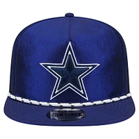 Casquette snapback de golfeur en corde Dallas Cowboys bleu marine New Era pour homme