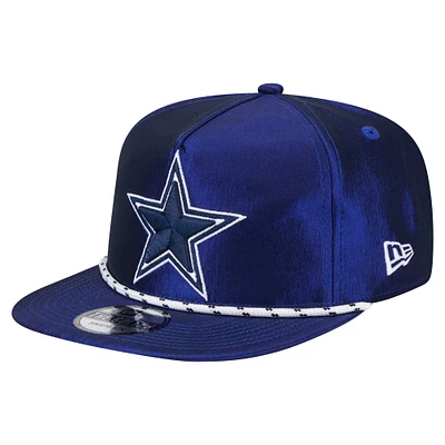 Casquette snapback de golfeur en corde Dallas Cowboys bleu marine New Era pour homme