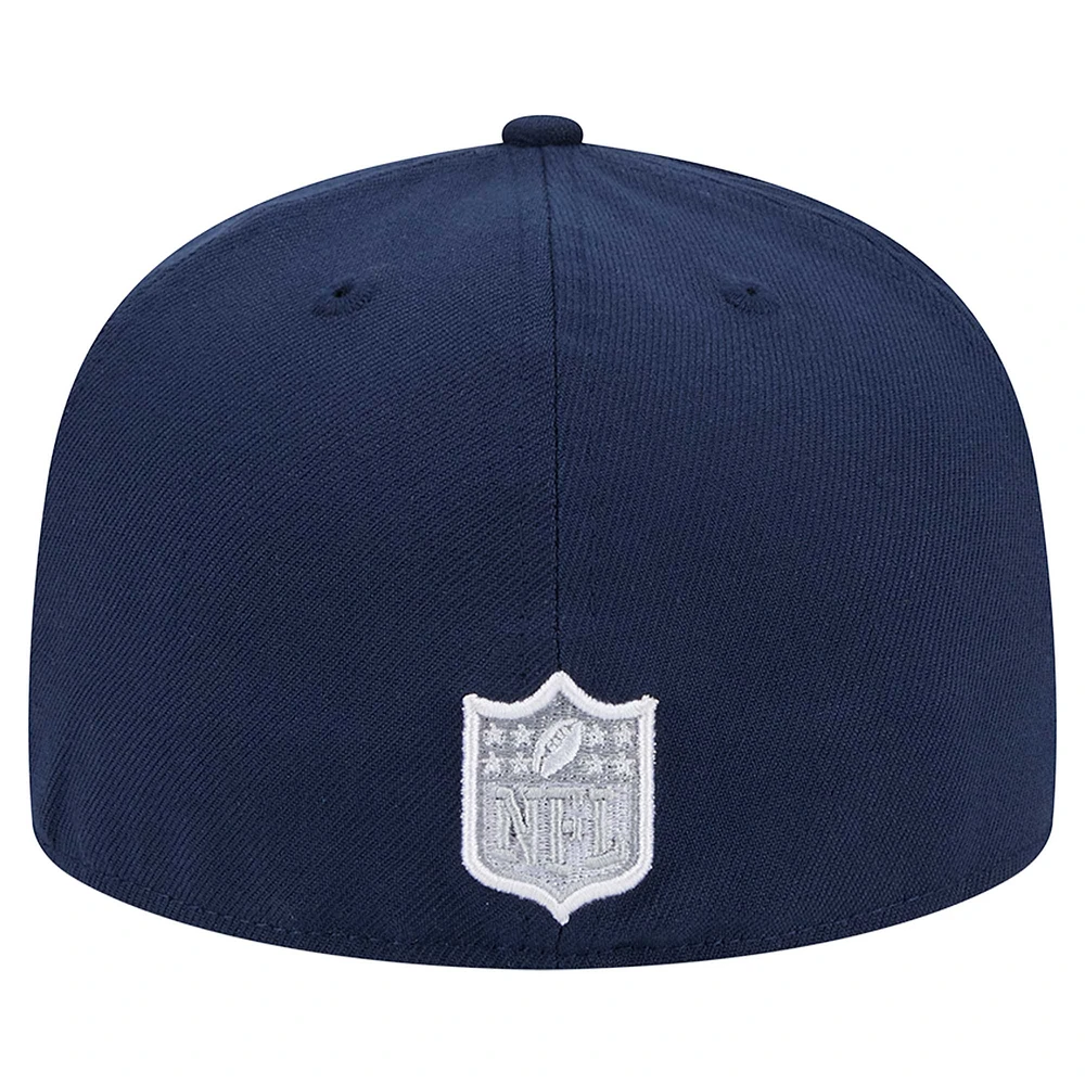 Casquette ajustée 59FIFTY bleu marine Dallas Cowboys pour homme New Era