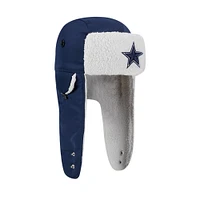 Men's New Era Navy Dallas Cowboys Sherpa Trapper Hat