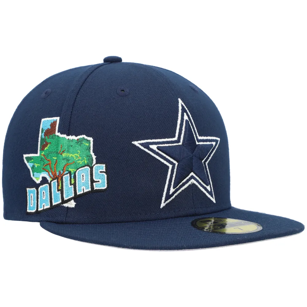 Lids Dallas Cowboys New Era Stateview 59FIFTY Fitted Hat - Navy